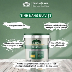 Sơn Chống Thấm Taiko CT4 – Thi Công Trực Tiếp Trên Bề Mặt Ẩm, Kháng Muối, Kháng Kiềm