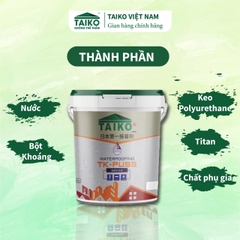 Sơn Chống Thấm Đa Năng TAIKO PU95 – Polyurethane Đàn Hồi Cao, Chống Nứt, Kháng UV, Bám Dính Tuyệt Vời
