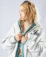 Insane® Weekly Boxy Hoodie Zip - Melange Grey