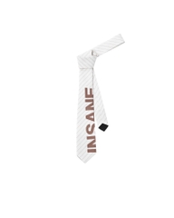 Insane® Typo Cravat - White