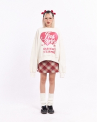 Insane® YHFIM Boxy Sweater - Milk