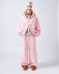 Insane® Weekly Boxy Hoodie Zip - Baby Pink