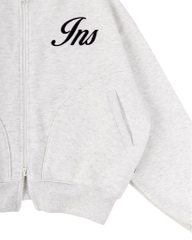 Insane® Weekly Boxy Hoodie Zip - Melange Grey