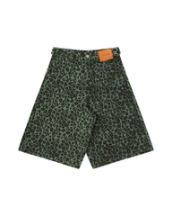 Insane® Leopard Jorts - Green