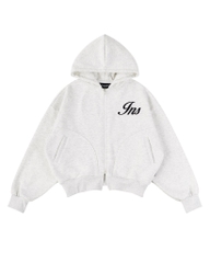 Insane® Weekly Boxy Hoodie Zip - Melange Grey