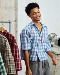 Insane® Plaid Shirt - Blue