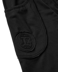 Insane® Halo Sweatjorts - Black