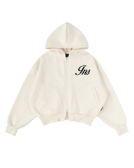Insane® Weekly Boxy Hoodie Zip - Beige