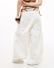 Insane® Split Pants - White