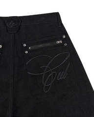 Insane® Rough Edge Jorts - Black