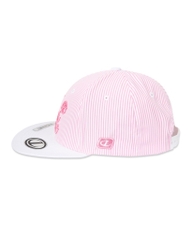 Striped Snapback - Pink