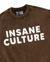 Insane® Culture 26 Washed Tee - Faded Brown