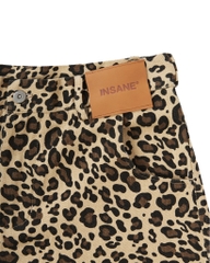 Insane® Leopard Jorts - Brown