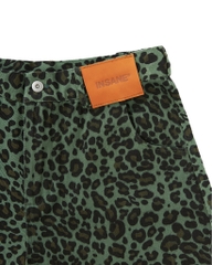 Insane® Leopard Jorts - Green