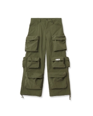 Insane® Cargo Parachute Pants - Green