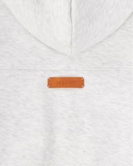 Insane® Weekly Boxy Hoodie Zip - Melange Grey