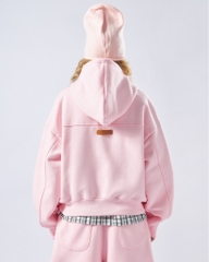 Insane® Weekly Boxy Hoodie Zip - Baby Pink