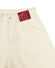Insane® Rough Edge Jorts - White