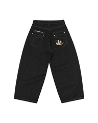 Insane® Dual Realm Demin Pants - Black