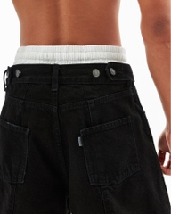 Insane® Stickers Shorts - Black