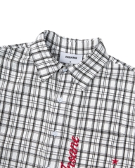 Insane® Plaid Shirt - White