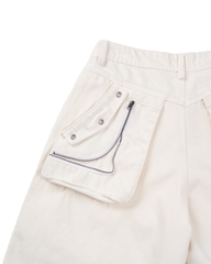 Insane® Rawline Jorts - White