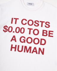 Insane® Good Human Tee - White