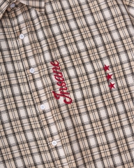 Insane® Plaid Shirt - Brown