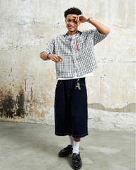 Insane® Plaid Shirt - White