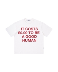 Insane® Good Human Tee - White