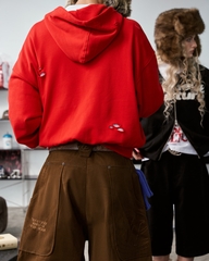 Insane® Static Noise Hoodie Zip - Black