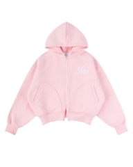 Insane® Weekly Boxy Hoodie Zip - Baby Pink