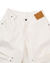 Insane® Rawline Jorts - White