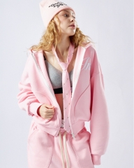 Insane® Weekly Boxy Hoodie Zip - Baby Pink