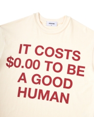 Insane® Good Human Tee - Cream