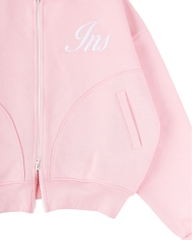 Insane® Weekly Boxy Hoodie Zip - Baby Pink