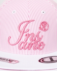 Striped Snapback - Pink