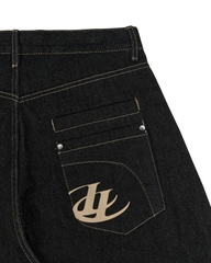 Insane® Dual Realm Demin Pants - Black