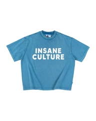 Insane® Culture 26 Washed Tee - Faded Blue