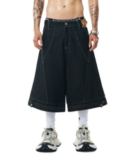 Insane® Smoke Raw Denim Jorts
