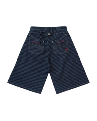 Insane® Plaid Jorts - Navy