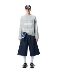 Insane® Plaid Jorts - Navy