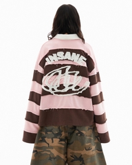 Insane® Rebel Long Sleeve Polo - Pink