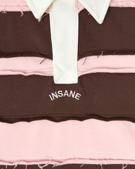 Insane® Rebel Long Sleeve Polo - Pink