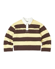 Insane® Rebel Long Sleeve Polo - Lemon Chiffon
