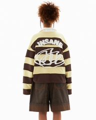 Insane® Rebel Long Sleeve Polo - Lemon Chiffon