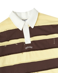 Insane® Rebel Long Sleeve Polo - Lemon Chiffon