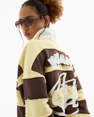Insane® Rebel Long Sleeve Polo - Lemon Chiffon