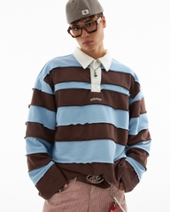 Insane® Rebel Long Sleeve Polo - Blue