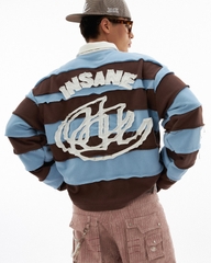 Insane® Rebel Long Sleeve Polo - Blue
